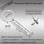 CYTING Friendship Keychain Friendship Isnt a Big Thing Its a Million Little Things Best Friend Keychain Friendship Jewelry for Friends Bestie