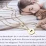 Iefil Mother Daughter Necklace for Mom, 14k Gold Filled Layered Necklace Heart Initial Necklace Gifts for Mom from Daughter Gifts for Mother’s Day Christmas Thanking Giving Day