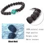 Ocean Sea Turtle Bracelets Save Beach Jewelry for Women Men 8MM Natural Stone Elastic Friendship Beads Bracelet (x-Group 1)