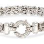 Ross-Simons Sterling Silver Medium Byzantine Bracelet