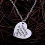 Luvalti Teaching is a Work of Heart Pendant Necklace - Teacher Appreciation Gift - Thank You Gifts