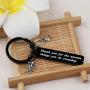 BAUNA Veterinary Key Chain Veterinarian Gift Thank You for The Unseen Things You Do Everyday Vet Tech Appreciation Gift Veterinary Medicine Jewelry