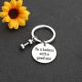 Zuo Bao Funny Fitness Trainer Jewelry Dumbbell Bodybuilding Keychain Be A Badass with A Good Ass Keychain Gym Workout Jewelry