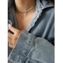 Crazy Feng Gold Choker Necklaces for Women Silver Star Choker Necklace Circle Choker Necklace Rope Snake Chain Necklace Simple Dainty Choker Necklace Trendy Jewelry Gift