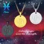 FaithHeart Customizable Astrology 12 Constellation Horoscope Necklace, Stainless Steel/18K Gold Plated Zodiac Star Sign Dog Tag/Coin Pendant Men Lucky Layered Charms for Women FaithHeart Customizable Astrology 12 Constellation Horoscope Necklace, Stainless Steel/18K Gold Plated Zodiac Star Sign Dog Tag/Coin Pendant Men Lucky Layered Charms for Women