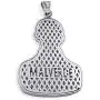 925 Sterling Silver Jesus Malverde Sinaloa Narco Saint Pendant