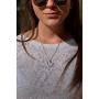 Silver Pendant Love Necklace Follow Your Heart - Jewelry Gift for Girlfriend/Daughter/BFF - Valentines Day Edition