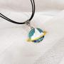 Winssi Cartoon Planet Necklace Astronomy Jewelry Outer Space Jewelry for Teen Girls and Boys