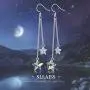 Sllaiss 925 Sterling Silver Austria Crystals Blue Star Drop Dangle Earrings for Women 18K Platinum Plated Aurora Crystal Jewelry Star Tassel Earrings Sllaiss 925 Sterling Silver Austria Crystals Blue Star Drop Dangle Earrings for Women 18K Platinum Plated Aurora Crystal Jewelry Star Tassel Earrings