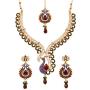 Touchstone Indian Bollywood Handcrafted Traditional Royal Mughal Kundan Polki Meenakari Enamel Colorful Wedding Designer Jewelry Long Necklace Set in Gold and Silver Tone for Women.