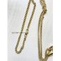 18K Gold Cuban link Chain Cross Flat Pendant Necklace Solid Clasp for Men,Women, boys, Teens. PLated Thin for Charms Miami Cuban Link Diamond Cut Fashion jewelry