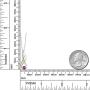 Gem Stone King 2 Tone 10K Yellow Gold and 925 Sterling Silver Purple Amethyst and Diamond Women Infinity Pendant Necklace (0.28 Ct Round Gemstone Birthstone with 18 Inch Chain)