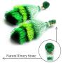 Me&Hz Colorful Layered Tassel Earrings Bohemian Tiered Tassel Druzy Stud Dangle Drop Earrings for Women Teen Girls Birthday Christmas Friends Gift