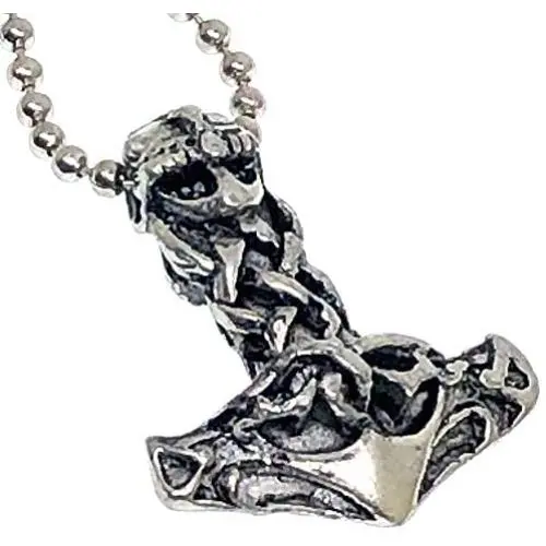 Celtic Mjolnir Norse Viking Jewelry Mjölnir Knight Thors Hammer Thor Odin Asgard Asatru Protection Amulet Unisex Boys Mens Pewter Polished Pendant Necklace for men w Silver Ball Chain Celtic Mjolnir Norse Viking Jewelry Mjölnir Knight Thors Hammer Thor Odin Asgard Asatru Protection Amulet Unisex Boys Mens Pewter Polished Pendant Necklace for men w Silver Ball Chain