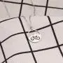 BAUNA Mountain Bike Necklace Travel Accessories Sport Pendant for Cyclist Cycling Lovers Mountain Enthusiasts
