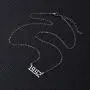 RINHOO Birth Year Number Pendant Necklace Stainless Steel Silver Number Birthday Necklace Chain Jewelry for Women Girl