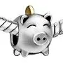CharmSStory Silver Plated Cute Pig Charm Beads for Bracelets CharmSStory Silver Plated Cute Pig Charm Beads for Bracelets