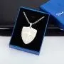 Starmond Shield Armor of God Ephesians 6:16-17,Faith Cross Stainless Steel Pendant Necklace,Mens Cross Pendant Jewelry Necklace 24'' Chain