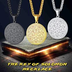 FaithHeart Magen David Star Necklace, Stainless Steel Star of David Jewish Jewelry for Women Men, The Seal of Solomon Talisman Tantrism Hexagram Pendant Necklaces (Send Gift Box)