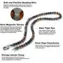 WESTMIAJW Mens Magnetic Hematite Tiger Eye Onyx Beads Beaded Necklace Chain Natural Gemstones Jewelry 50/60/70/75cm WESTMIAJW Mens Magnetic Hematite Tiger Eye Onyx Beads Beaded Necklace Chain Natural Gemstones Jewelry 50/60/70/75cm