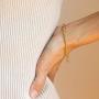 BOUTIQUELOVIN 14K Gold Plated Dainty Paperclip Link Chain Bracelet for Women Girls Layered Bead Bracelets