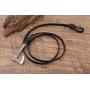 Dawapara New Simple Viking Axes Anchor Celtic Knot Pendant Bracelet Amulet Jewelry for Men 7.87''