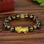 CASDAN 2Pcs Feng Shui Good Luck Bracelets for Men Women Obsidian Bead Chinese Dragon Lucky Charm Bracelet Pixiu Pi Yao Attract Wealth Money Feng Shui Jewelry CASDAN 2Pcs Feng Shui Good Luck Bracelets for Men Women Obsidian Bead Chinese Dragon Lucky Charm Bracelet Pixiu Pi Yao Attract Wealth Money Feng Shui Jewelry
