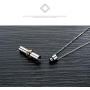 Forever Together Angel Wings Urn Necklace for Ashes Women Stainless Steel Cylinder Pendant Memorial Keepsake Cremation Jewelry