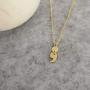 NOUMANDA Fashion Round Comma Necklace Personality Punctuation Symbol Pendant Jewelry
