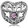 JMQJewelry Signature Heart Birthday Birthstone Jan-Dec Charms for Bracelets Mom Wife Sister Gifts