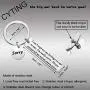 CYTING Apology Keychain Gift Im Sorry Gift Forgive Me Gift Sorry Jewelry Gift for Family Best Friends