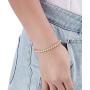 Tennis AAA CZ Bracelet Bridal Wedding Evening Party Prom Gold Plated Jewelry For Woman 7''+1'' Long