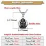 Xusamss Titanium Steel Buddha Religious Pendant Necklace,22inches Link Chain Xusamss Titanium Steel Buddha Religious Pendant Necklace,22inches Link Chain