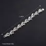 Asooll Wedding Crystal Hand Bracelet Bride Rhinestone Bracelet Fashion Jewelry Bracelet for Women and Girls for Women and Girls (Rose gold) Asooll Wedding Crystal Hand Bracelet Bride Rhinestone Bracelet Fashion Jewelry Bracelet for Women and Girls for Women and Girls (Rose gold)