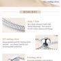 Authentic EvesCity 925 Silver Adjustable Twist On/Off Silver Bracelet fits Pandora Beads Charms