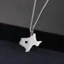 Hazado Texas State Map Necklace Pendant Brass Texas Moving Gifts TX Shape Jewelry for Women Teens Chain Hazado Texas State Map Necklace Pendant Brass Texas Moving Gifts TX Shape Jewelry for Women Teens Chain