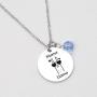 De&ai Mama Llama Charm Necklace Animal Mama Llama Jewelry for Moms Grands Women Christmas Birthday Gift