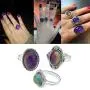 LUBINGSHINE 3Pcs Mood Ring Adjusable Size Original Oval Color Changing Ring Set Ring Jewelry LUBINGSHINE 3Pcs Mood Ring Adjusable Size Original Oval Color Changing Ring Set Ring Jewelry