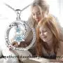 C&U 925 Sterling Silver for Mom Necklace Star Necklace I Love You Forever Pendant Necklace Jewelry Gifts for Women Mom Daughter Wife Girls