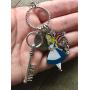 Alice in Wonderland Key Chain with Gift Packaging Alice in Wonderland Jewelry KeyChain Lover