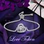 DANCING HEART ✦Love Token✦ Valentines Day Jewelry Gifts for Women Bracelet Gifts 925 Sterling Silver 3A CZ Adjustable Bracelet Fine Jewelry Delicate Gift Box Birthday Gifts for Women