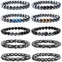Jewdreamer 10Pcs Hematite Magnetic Bracelets for Men Women Tiger Eye Natural Stone Beaded Bracelets Magnetic Therapy Bracelet Lava Rock Oil Diffuser Aromatherapy Bracelets Set Jewdreamer 10Pcs Hematite Magnetic Bracelets for Men Women Tiger Eye Natural Stone Beaded Bracelets Magnetic Therapy Bracelet Lava Rock Oil Diffuser Aromatherapy Bracelets Set