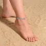 SUNSH 2Pcs Sea Turtle Anklets Bracelets for Women Teen Girls Lover Pinky Promise Matching BFF Adjustable String with Wish Card Jewelry Couple Boyfriend Girlfriend Husband Wife Friendship Gifts