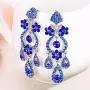 EVER FAITH Austrian Crystal Bridal Flower Vase Chandelier Dangle Earrings-3.1 inch Long EVER FAITH Austrian Crystal Bridal Flower Vase Chandelier Dangle Earrings-3.1 inch Long