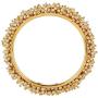Efulgenz Fashion Jewelry Indian Bollywood 14 K Gold Plated Cystal Beaded Multicolor Bracelets Bangle Set (2 Pieces) For Women