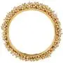 Efulgenz Fashion Jewelry Indian Bollywood 14 K Gold Plated Cystal Beaded Multicolor Bracelets Bangle Set (2 Pieces) For Women
