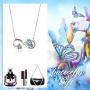 Infinity Necklaces Mothers Day Gifts for Women Mom Sterling Silver Butterfly Pendant Necklace Jewelry for Daughter Girls