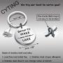 CYTING Lake Keychain Better to Wake at The Lake Camping Jewelry Lake Lover Gift for Lake Girls