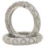 Sanara Indian Bollywood Traditional Antique Silver Tone Designer Polki Bangle Bracelet Set Women Wedding Ethnic Costume Jewelry