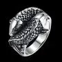 LQinuan Koi Carp Design Stainless Steel Rings for Men Boys Jewelry Chic Punk Fish …